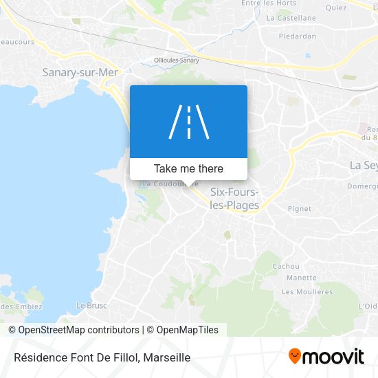 Résidence Font De Fillol map