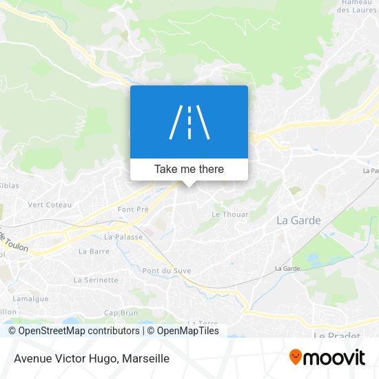 Avenue Victor Hugo map