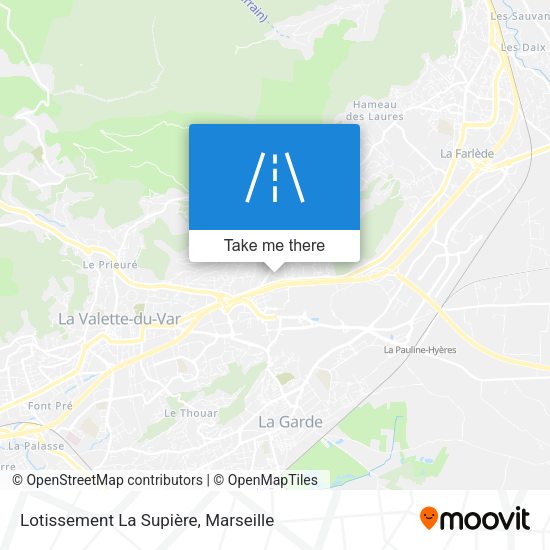 Lotissement La Supière map