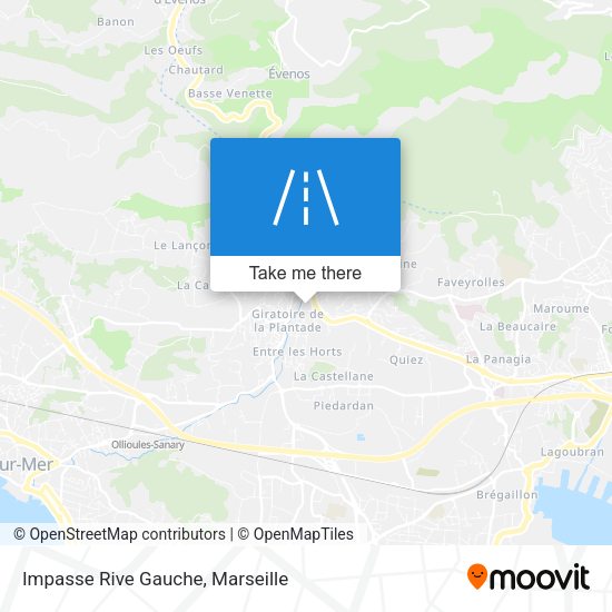 Impasse Rive Gauche map