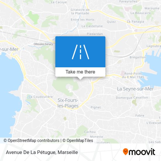 Avenue De La Pétugue map