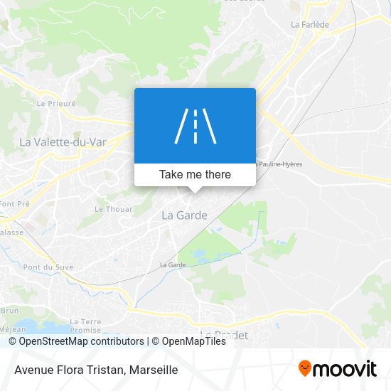 Avenue Flora Tristan map