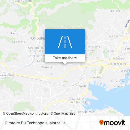Giratoire Du Technopole map