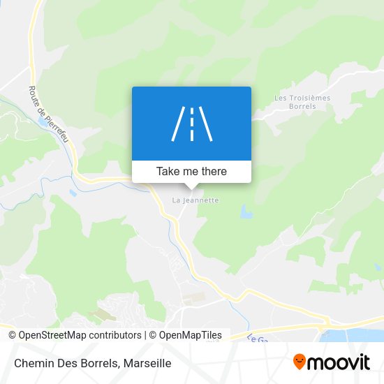 Chemin Des Borrels map