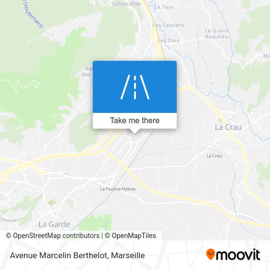 Avenue Marcelin Berthelot map