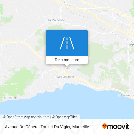 Avenue Du Général Touzet Du Vigier map