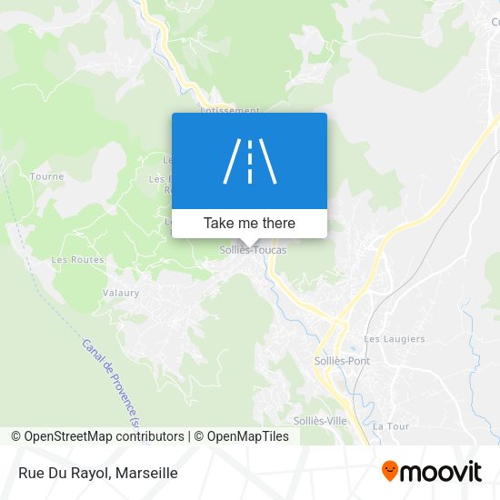 Rue Du Rayol map