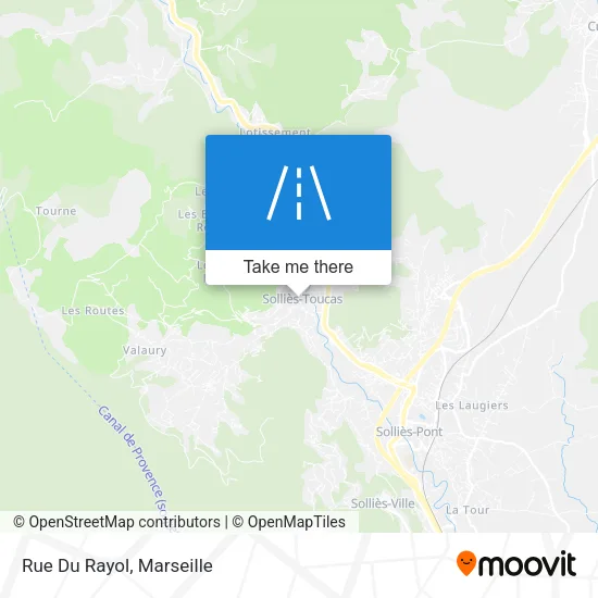 Rue Du Rayol map