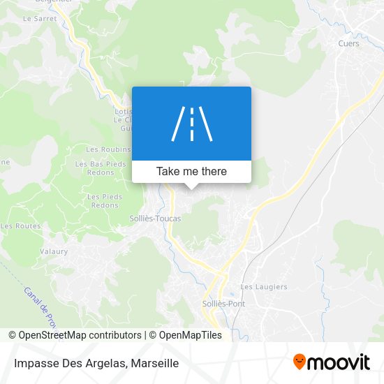 Impasse Des Argelas map