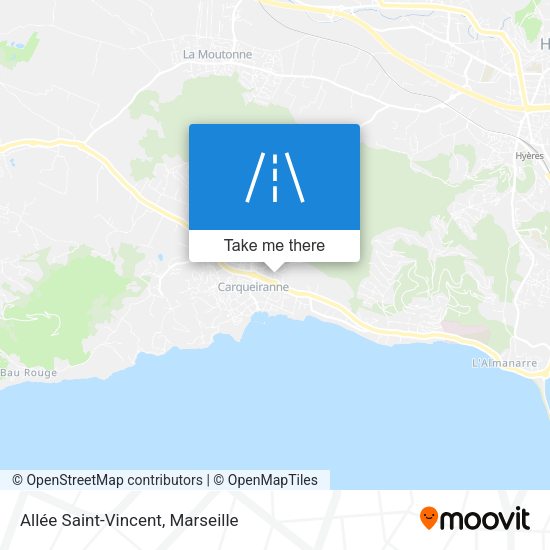 Allée Saint-Vincent map