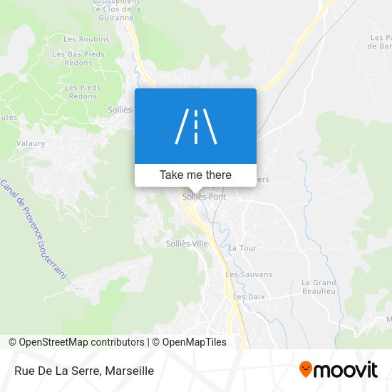 Rue De La Serre map