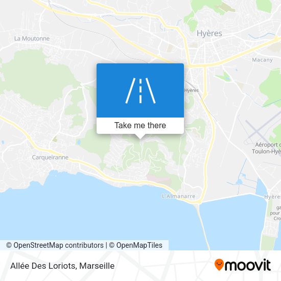 Allée Des Loriots map