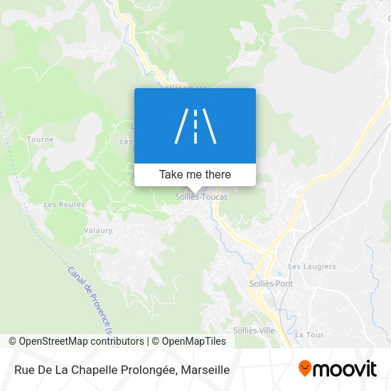 Rue De La Chapelle Prolongée map