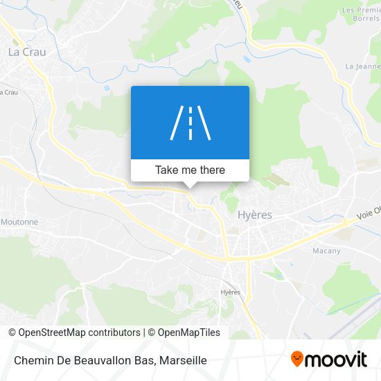 Chemin De Beauvallon Bas map