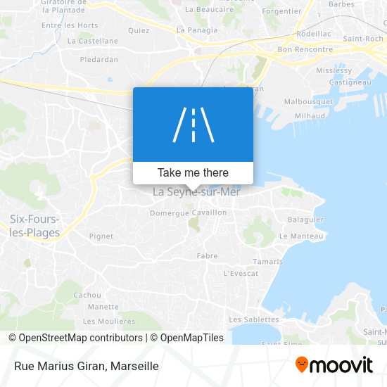 Rue Marius Giran map