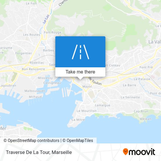 Traverse De La Tour map