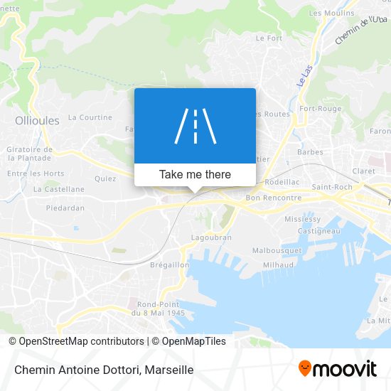 Chemin Antoine Dottori map