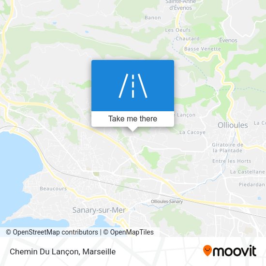 Chemin Du Lançon map