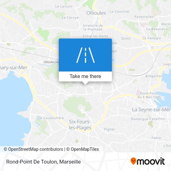 Rond-Point De Toulon map
