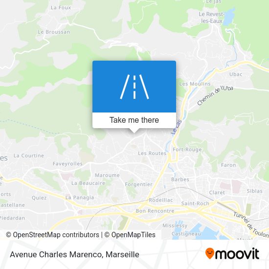 Avenue Charles Marenco map