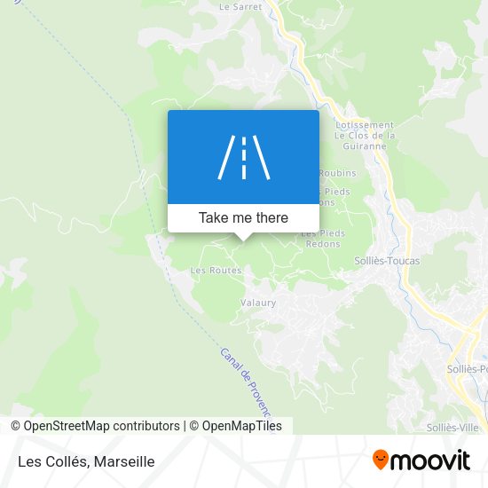 Les Collés map