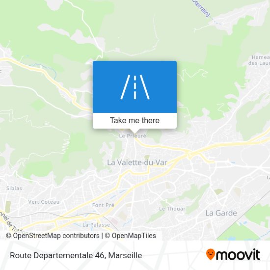 Route Departementale 46 map