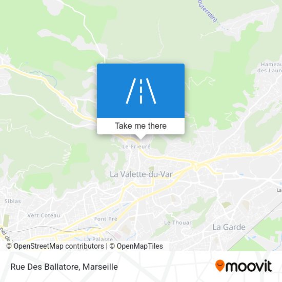 Rue Des Ballatore map