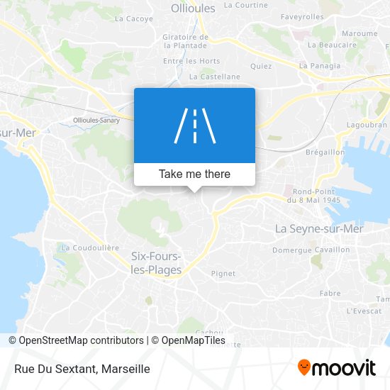 Rue Du Sextant map