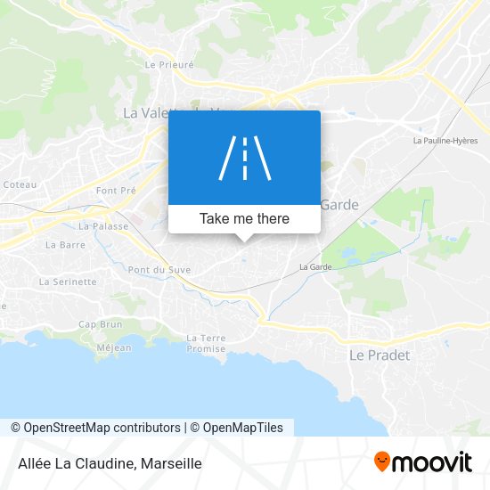 Allée La Claudine map