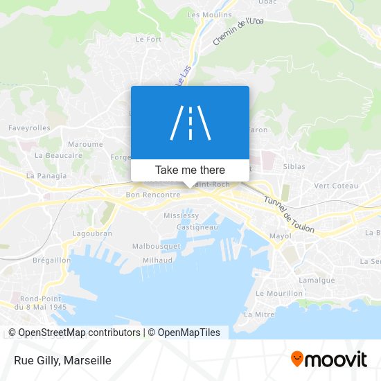 Rue Gilly map