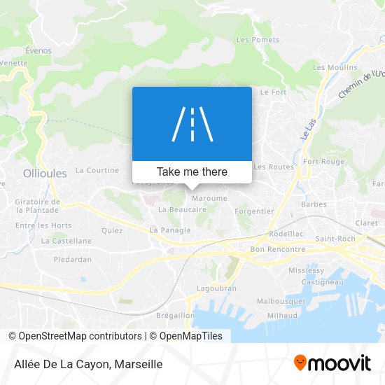 Allée De La Cayon map