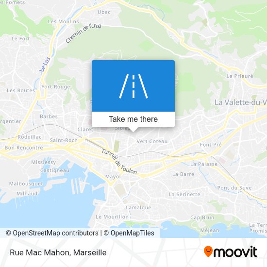 Rue Mac Mahon map