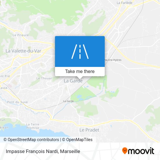 Impasse François Nardi map