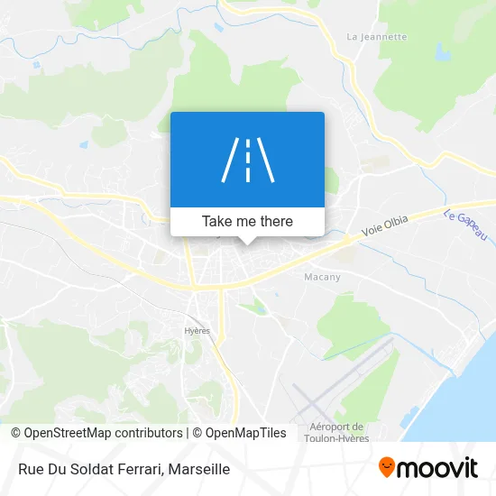 Rue Du Soldat Ferrari map