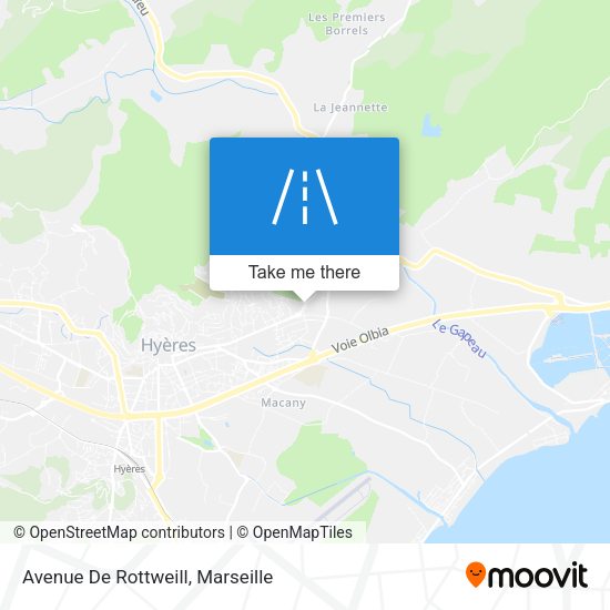Avenue De Rottweill map