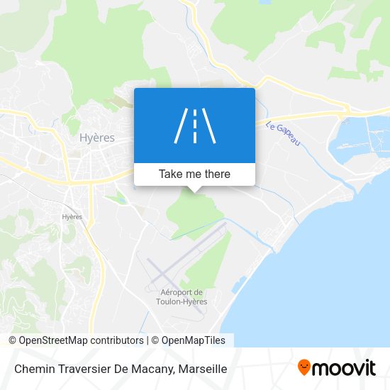 Chemin Traversier De Macany map