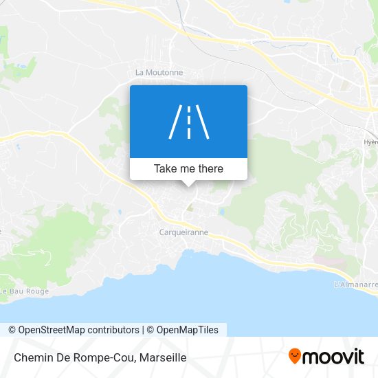 Chemin De Rompe-Cou map