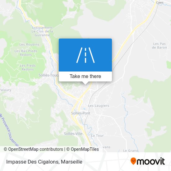 Impasse Des Cigalons map