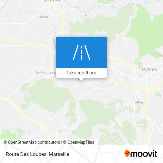 Route Des Loubes map