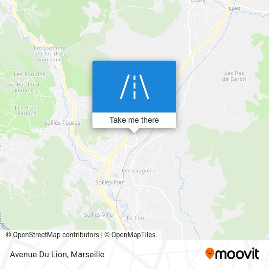 Avenue Du Lion map