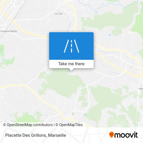 Placette Des Grillons map