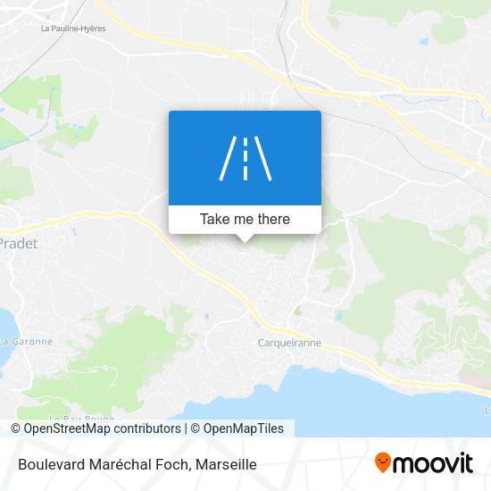 Boulevard Maréchal Foch map