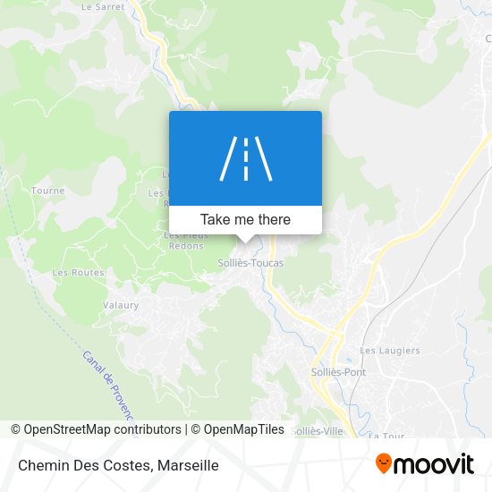 Chemin Des Costes map