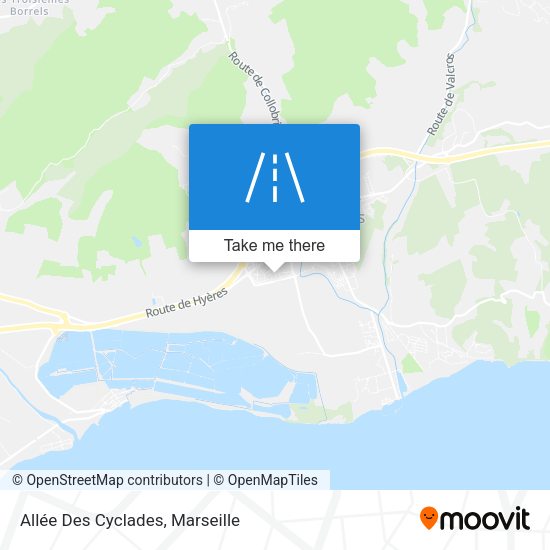 Allée Des Cyclades map