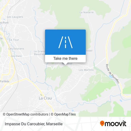 Impasse Du Caroubier map
