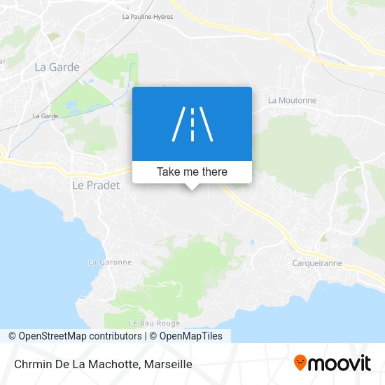 Chrmin De La Machotte map