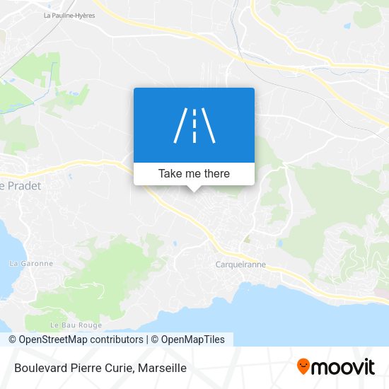 Boulevard Pierre Curie map