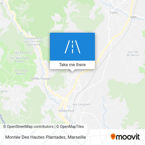 Montée Des Hautes Plantades map