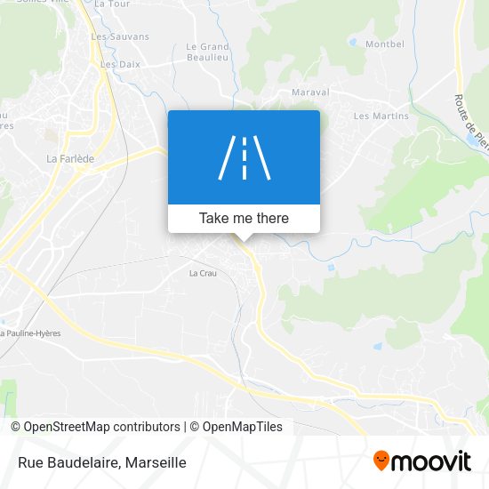 Rue Baudelaire map