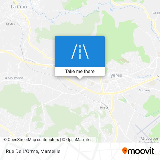 Rue De L'Orme map